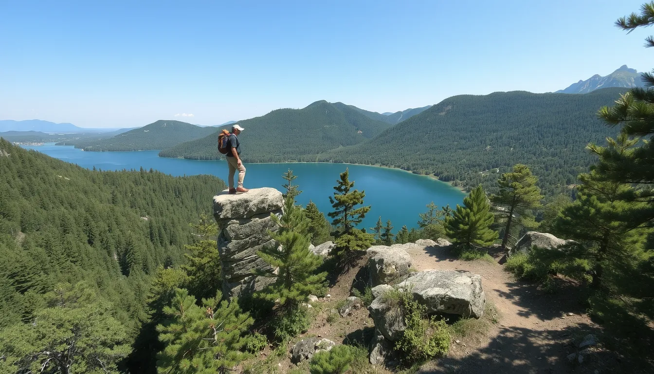randonnée lac de vouglans